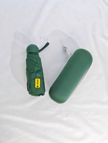 Paraguas compacto y ultraligero portátil con protección UV, paraguas mini plegable en 5 secciones