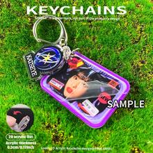 KATSEYE，KPOP 风格亚克力钥匙链，Kpop 女子组合，Manon Sophia Daniela Lara Megan Yoonchae，包包挂饰，汽车钥匙扣吊坠钥匙扣支架钥匙圈手机包挂件礼物，美观的钥匙扣，送给朋友的特别礼物 - 彩色 - 查看 9