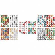 Kinder Weihnachts-Adventskalender DIY Zahlen Alter Mann Schneemann Puzzle Journal Cartoon Aufkleber