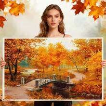 SNA 2025 Stil nou Peisaj Natură Toamnă Aurie Kit de broderie DIY Cusătură în cruce Set de lucru manual Ață de pânză imprimată Kit DIY pentru acasă Meșteșuguri Kit de broderie brodată Kituri de cusătură în cruce Kit de croșetat Kit de ace de perforat Accesorii de cusut Kit de cusut Ață de broderie Kit de artizanat Materiale de cusut Modele de cusut Consumabile de croșetat Kit de broderie Model de cusut pentru începători