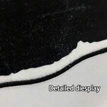 1 Stück Cartoon Panda super süße Badezimmermatte, Mikrofasermatte, schnell trocknend, wasserabsorbierend, flauschiges Material, maschinenwaschbar, schmutzresistent, Raumdekoration, geeignet für Küche, Badezimmer, Duschraum