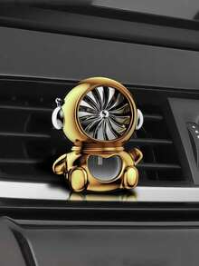 1 buah Pengharum Ventilasi Udara Mobil Aromaterapi Aroma Astronot Dekorasi Kipas Berputar Aroma Tahan Lama - A - View 3
