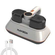 IKUNQUAN Handstaubsauger für Matratzen – Leistungsstarke Tiefenreinigungsmaschine mit UV-Lampe, Staubmilbensensor, Bettstaubsauger 350 W für Polster und Matratzen, USB-Ladegerät