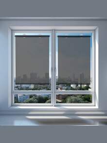 Blackout Roller Blinds, Temporary Portable Curtains With Suction Cups, No Drilling Required, One-Way Mirror Sunshade Roller Blinds, Transparent Visible Roller Blinds For Indoor Daytime, Temperature Control And UV Protection Curtains, Blackout PVC Retractable Sunshade Curtains, Classic Home Decor Style, Suitable For Living Room, Office, Windows, Car Windows, Office Buildings, Dining Room, Bedroom And Other Spaces For Shading. - Multicolor - View 5