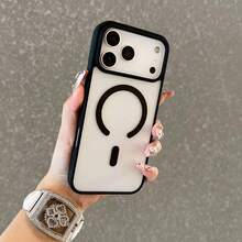 奢华防震马卡龙色保护壳，支持无线磁吸充电，兼容 17 Pro、17 Pro Max 以及 7-16 系列 A56、A17、S25 Ultra、S24 Ultra。