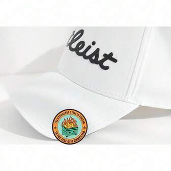 Fireplace Shaped Golf Ball Marker - Magnetic Hat Clip And Ball Marker, Easy To Use Golf Accessory For Marking Ball Position, Perfect Gift For Golf Enthusiasts