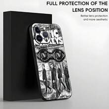 Custodia protettiva per telefono compatibile con 17, 16, E, 15, 14, 13, 12, 11, XS, XR, Plus, Mini, Pro, Max, di colore nero, antiurto, compatibile con 17, 17 Pro, 17 Pro Max