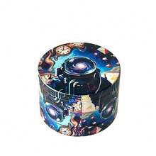 1 件宇航员太空主题香料研磨器，多功能胡椒研磨器，研磨器，厨房研磨工具，万圣节和情人节礼物 - 彩色 - 查看 2