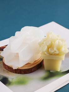 1个花束造型蜡烛硅胶模具 - A-白色 - 查看 4