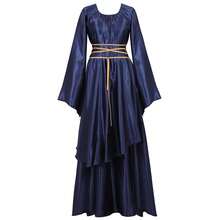 Zhitunemi Renaissance Costume Women Plus Size Medieval Dress Halloween Costumes Gothic Gown{"Size_name":"Medium","Color_name":"DeepBlue"} - 深藍 - 查看 1