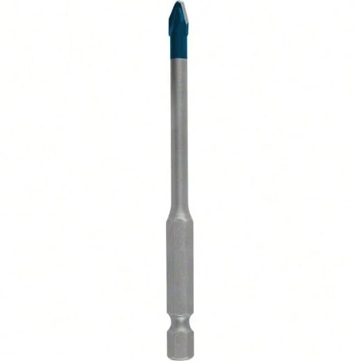 Bosch Professional 1x Broca Expert HEX-9 HardCeramic (para Tejas, Baldosas, Ø 5,00 mm, accesorios Taladro de impacto rotativo) - Plateado - Ver 1