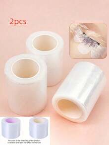 200m Transparent Makeup Film, Suitable For Eyelash Lifting, Eyebrow Shaping, Lips, Eyebrow Tattoo, Plastic Cover, Eyelash Extension Glue Removal, Eyelash Perming - Multicolor - View 15