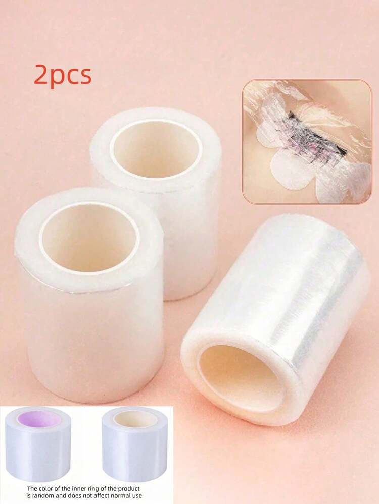 200m Transparent Makeup Film, Suitable For Eyelash Lifting, Eyebrow Shaping, Lips, Eyebrow Tattoo, Plastic Cover, Eyelash Extension Glue Removal, Eyelash Perming - Multicolor - View 15