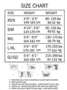 1 Pair/Set Women High Waist Shaping Opaque Pantyhose - Fashionable Sexy High Elasticity Transparent Tights, Comfortable - Black - View 7