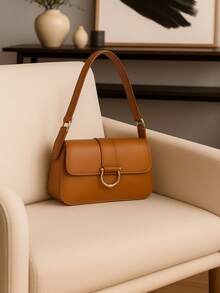 Women's Handbag Set, 2 Pieces, Shoulder Bag, Adjustable Straps, Various Colors - White - View 3