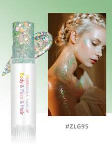 1 件彩虹美人鱼荧光笔棒，超亮发光闪光凝胶化妆棒，适用于身体、面部、头发，适合节日、俱乐部、婚礼、户外活动 - 彩色 - 查看 7