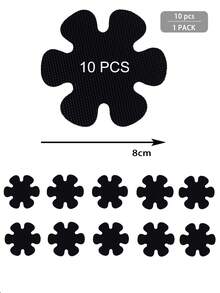 10pcs Flower Design Anti-Slip Shower Tread Sticker, Modern PEVA Non-Slip Shower Stall Mat For Bathroom Home Bathroom Decor Fall Decor Back To School