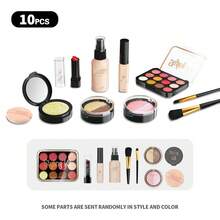 Girls' Make-Up Play Set, Children's Performance Handbag, Princess Role-Play Toy, Portable Princess Cosmetic Case Ideal For Girls Aged 3-8, This Make-Up Play Set Simulates Dressing Up Scenarios For Fashion-Themed Make-Up Parties. Perfect Birthday Or Christmas Gift (Note: Contains Non-Functional Cosmetics; Cannot Be Applied To Skin). - Multicolor - View 16