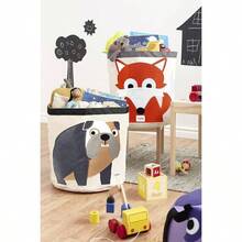 Canvas Storage Bin - Cesto de ropa y juguetes para bebs y nios, Zorro - Zorro - Ver 7