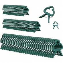 Clips Fijos para Plantas Reutilizables Soporte de Invernadero para Plantas Fijas Vid Flor Plántula Tomates Soporte Suministros de Jardín - Grande y pequeño - Ver 4