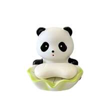 1个熊猫树脂皂液器 - 可爱的熊猫造型，独立式浴室台面装饰，手动按压泵，适用于洗手液或乳液，无需用电，浴室皂液瓶，光滑亮泽的熊猫奢华洗手液瓶，沐浴露空瓶，可重复灌装的按压瓶，浴室配件，厨房用品，厨房配件，厨房工具 - 彩色 - 查看 8