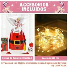 LUNA PARK Casa De Niñas Mariposa Rosa con Bolsa de Regalo y Luces LED Castillo Princesa Casa de Campaña para Niñas Tienda Carpa de Juego Niños Regalo de Cumpleaños para Niños 1.35m - 1 - Ver 3