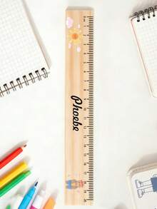 Personalised Wooden Rulers - Teacher Gifts - Laser Engraved 20cm Wooden Ruler, Custom Wooden Ruler,School Enrollment Gifts,Back To School,Personalized School Ruler,First Day Of School Gift,School Supplies.