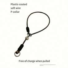 Durable Dog P Chain With Metal Ring And Soft Padded Handle - Suitable For Large, Medium And Small Dogs Anti-Pull Training Collar - Sturdy & Comfortable, Ideal For Walking And Training, Dog Collar