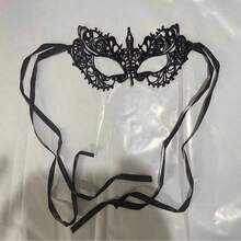 Movie-Style Diamond-Encrusted Lace Mask Pie, Half-Face Sexy And Interesting Eye Mask, Halloween Props, Festival Gifts, Birthday Gifts - Multicolor - View 8