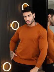 TRICOT DE LUXO Men Sweaters - 亮橙色 - 查看 9