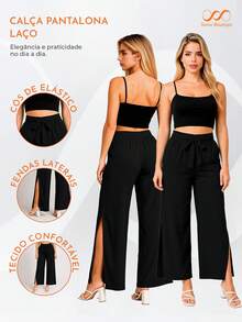Swisz Women Pants - Black - View 3