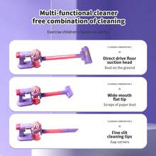 7/9/11/13 件儿童多功能吸尘器套装 - 清洁整理套装、家务和角色扮演模拟工具、儿童房间互动清洁玩具、角色扮演道具，适合 3 岁以上男孩和女孩作为圣诞节和生日礼物