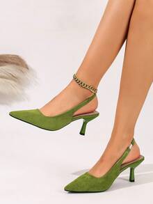 Sandalias de tacón de gatito para mujer, elegantes tacones altos con correa de tobillo, adecuados para todas las estaciones