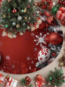 Christmas Theme Rug - Snowy Holiday Design, Washable & Stain Resistant, Soft Flannel With Non-Slip Memory Foam Backing, Suitable For Living Room, Bedroom, Entryway, Ideal For Christmas, Winter, Autumn Kitchen Rug Bathroom Decor - Multicolor - View 10