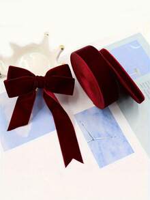 植绒丝带花 - 手工涤纶圣诞树装饰品，DIY 礼品包装和珠宝制作，经典风格，无需用电，是节日装饰、圣诞节装饰的理想之选，非常适合圣诞节和感恩节。 - 彩色 - 查看 4