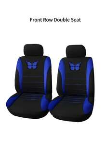 9/4/2 uniwersalne pokrowce na siedzenia samochodowe, ochraniacze z włókna poliestrowego na przednie siedzenia i tylną kanapę. Łatwe w montażu. Tylna kanapa zdejmowana. Pasuje do sedanów, tapicerki samochodowej, kompatybilny z poduszkami powietrznymi. Zestaw 9 szt. zawiera: 2 pokrowce na przednie siedzenia, 1 pokrowiec na oparcie, 1 pokrowiec na tylną kanapę, 5 pokrowców na zagłówki. Zestaw 4 szt. zawiera: 2 pokrowce na przednie siedzenia, 2 pokrowce na zagłówki. - Motyl - Zobacz 19