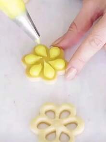 夹心花饼干模具 3D 果酱夹心饼干模具可压翻糖印章新年蛋糕装饰烘焙用品 - 模具 - 查看 2