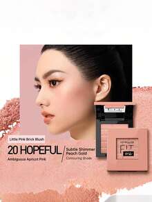 Maybelline Blush Customized Refined Stereoscopic Contouring Pigmented Expandable & Retractable Mono Blush - 20 Warm Apricot Pink [Contracting Color] - View 6