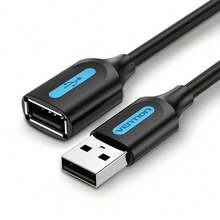 Cáp mở rộng Vention USB 2.0 CBIBI/ USB đực - USB cái/ 3m/ Đen - màu đen - Xem 1