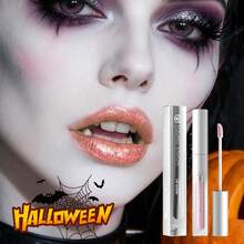 YOUNG VISION 1 件闪光唇彩 2 合 1 哑光和珍珠唇彩和液体眼影，多用途珠光液体眼影，适合节日、万圣节、派对、角色扮演、便捷唇妆 - 彩色 - 查看 16