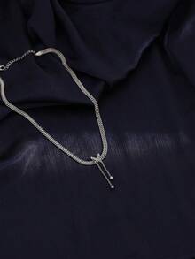 1 pieza Collar de clavícula de moda y versátil, colgante de borla y cuentas con textura de insecto mariposa para mujeres