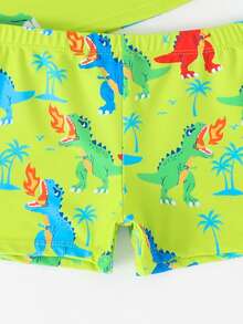 NB VEST Fun Dinosaur Kids Beach Set – Comfort And Protection For Little Ones! 2025 I3630 - Lime Green - View 3