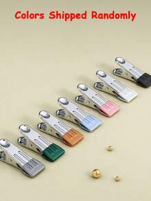 六层360°旋转裙架，节省空间的带夹子衣架，衣柜收纳架，适用于家庭、办公室、宿舍、旅行、洗衣房 - 彩色 - 查看 13