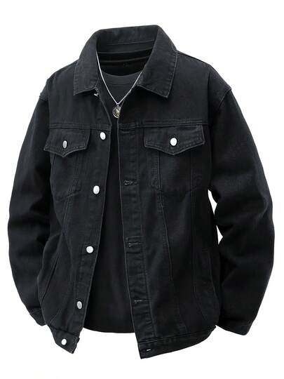 メンズ レディース デニムジャケット 春秋 新作 アメカジ ヴィンテージ加工 ワークジャケット ストリート系 ゆったり シルエット カップル ペアルック 多ポケット おしゃれ アウター