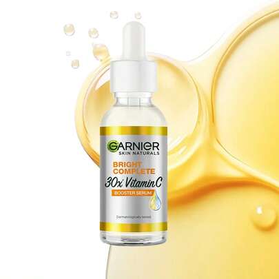 Bright Complete VITAMIN C Booster Face Serum,Vitamin C + Glycolic Acid Face Serum– Brightening Facial Treatment For Dull Skin, Radiance Boost, And Even Complexion – Skincare For All Skin Types, 30ml