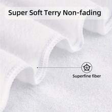 [1pc Or 5pcs Soft Microfiber Towel Set] Soft Microfiber Christmas Towel 1/5pcs Set - Holiday Cartoon Pattern With Snowflakes And Trees, Highly Absorbent, Modern Style, Knitted Fabric, 240gsm, Geometric Design, Polyester, Rectangular, Dish Towel