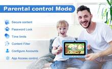Redbeat B1 6GB (2+4)RAM 32GB ROM (TF Expansion 512GB) WiFi Tablet Supports SIM Card, Shockproof Case, Dual Camera, Parental Control, Kids App PreInstalled, Great Gift For ChildrenDual-Channel, Long Battery Life Kids Tablet 7 Inch Christmas Gifts For Children - 藍色 - 查看 3