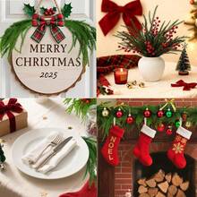 Artificial Holly Berries, Mini Fake Berries Decor On Wire For Christmas Tree Decorations Flower Wreath DIY Craft Use