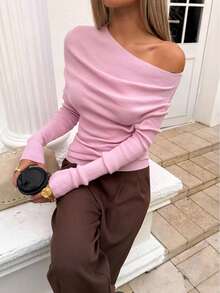 Women's New Simple Versatile Casual Cute Sweater