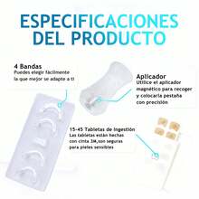 4 Piezas de Dilatador Nasal Magnético + 90 Tiras Nasales Antirronquidos - Alivian Congestión, Mejoran Respiración, Ideal para Hogar, Deportes y Viajes (Transparente, 45 Piezas) - transparente - Ver 9